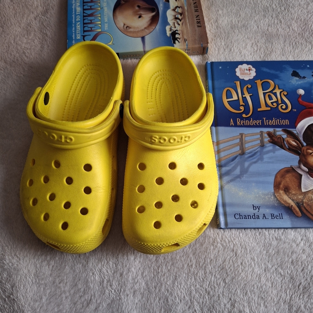 CROCS Kids Bright Yellow Sandals